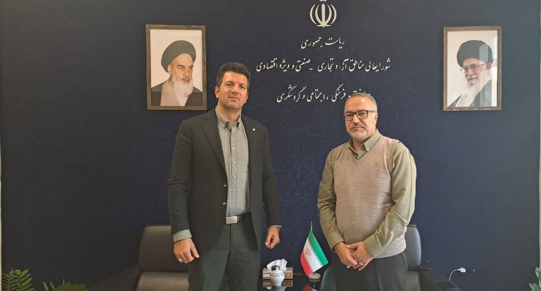 دیدار رییس فدراسیون روئینگ با معاون فرهنگی، اجتماعی و گردشگری و ورزش دبیرخانه شورایعالی مناطق آزاد کشور